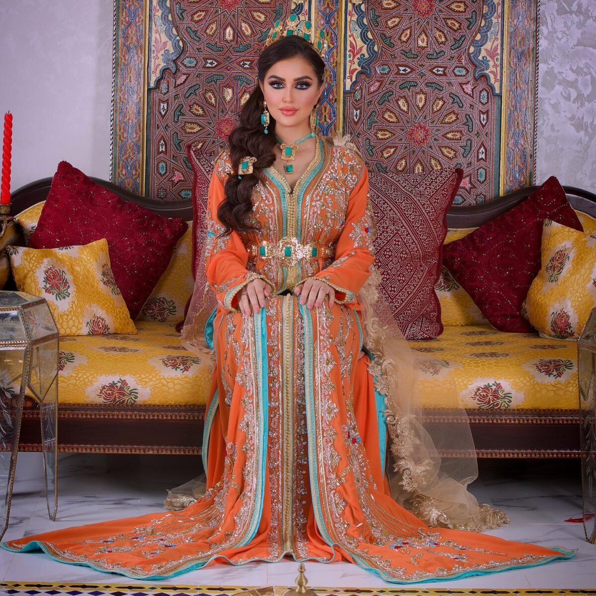 Caftan haute couture Siham – Image 2