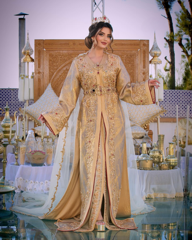 brocade wedding caftan